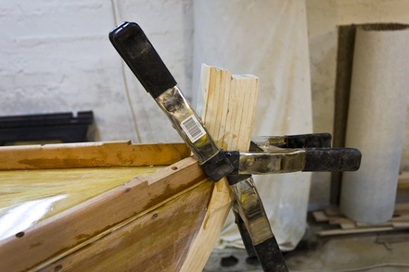 Toe Rails Installed | Marginalia