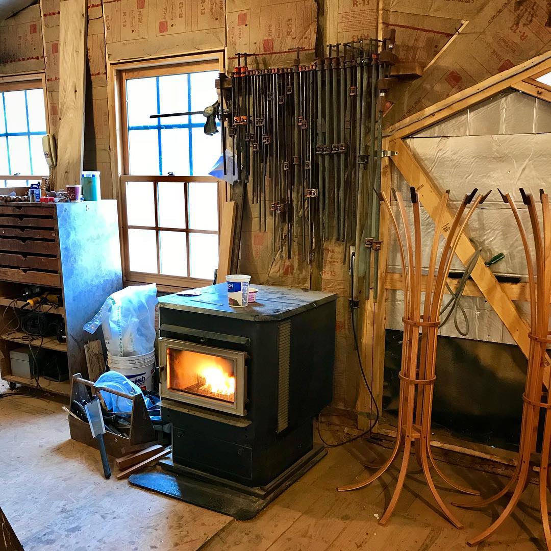 Boat Builder’s Workshop ~ Wood Heat